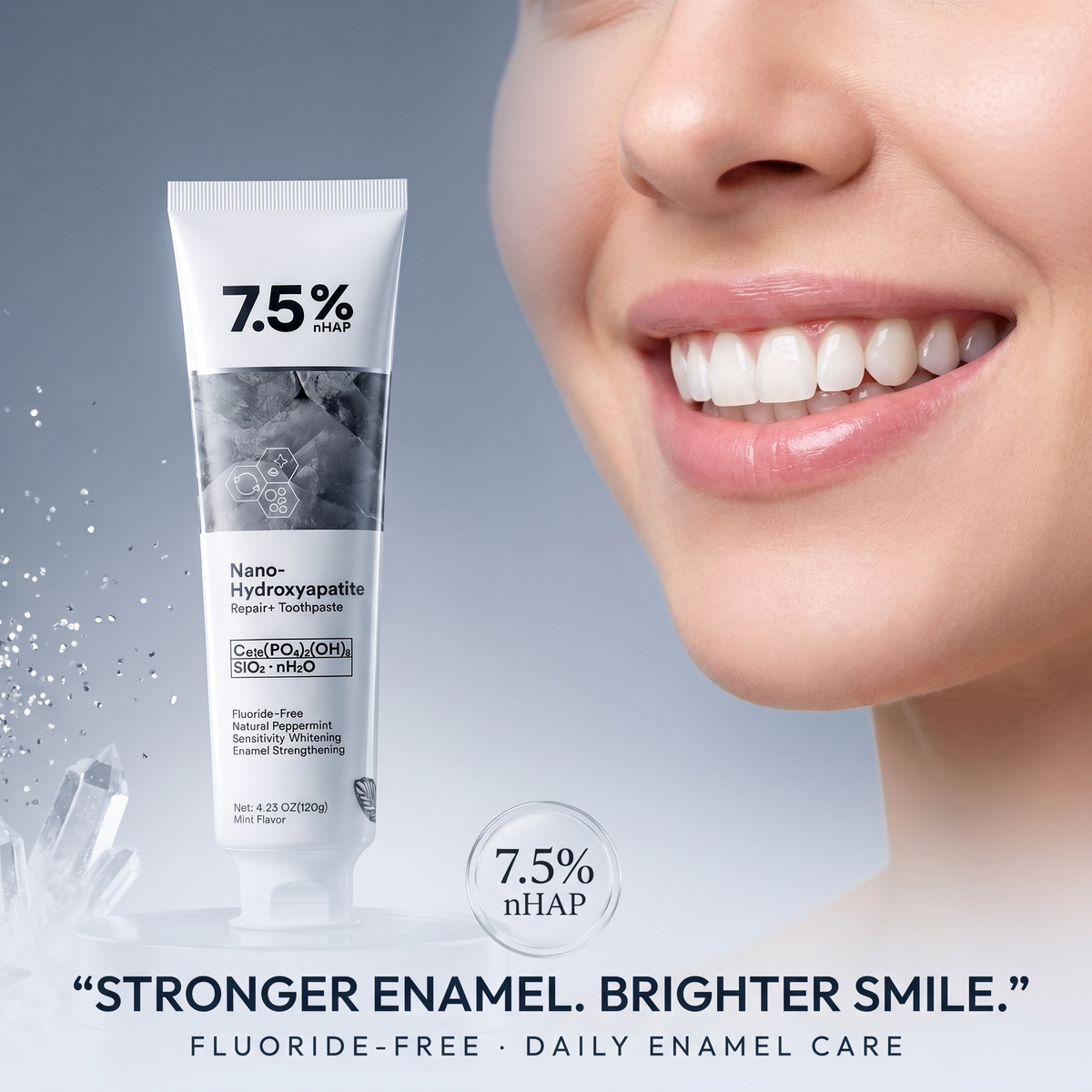 Hydroxyapatite Remineralizing Toothpaste